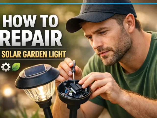 How To Repair A Solar Garden Light