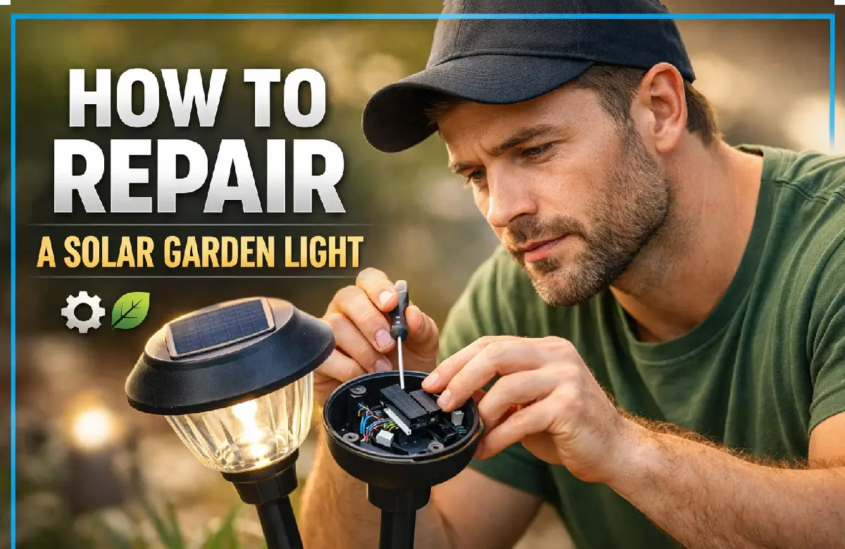 How To Repair A Solar Garden Light