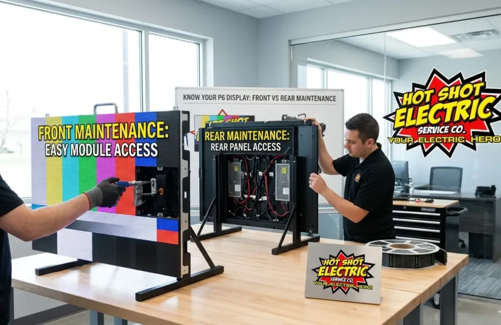 Know Your P6 Display Front vs Rear Maintenance