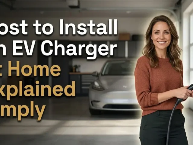 Cost to Install an EV Charger at Home Explained Simply