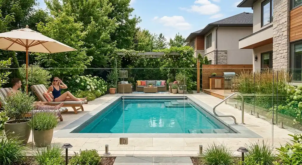 Safe and Stylish Backyard Pool Areas